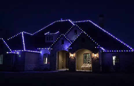 Christmas Lights Installation Tulsa OK Redbud Lawn Care Services Owasso